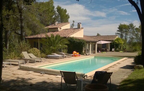 Villa from the pool