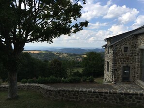 West views over the Gagne river valley and the Chapteuil hills