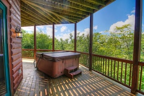 Hot Tub on Lower Level Deck