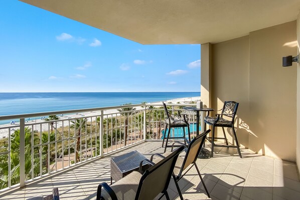 Private Beachfront Balcony