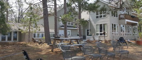 View of home from the beach