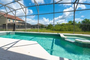 Extra Long Private Pool with Nature Reserve View
