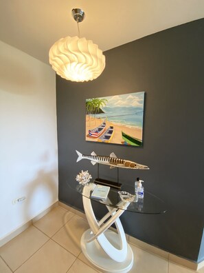 Entryway  Welcomes You With A Commission Art Piece By Artist Luis F Rodriguez 