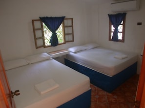 bedroom - two double bed 