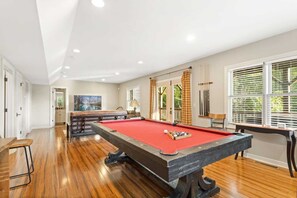 Lower Level Den with Pool Table