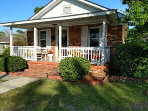  Main Front entrance of home with porch 