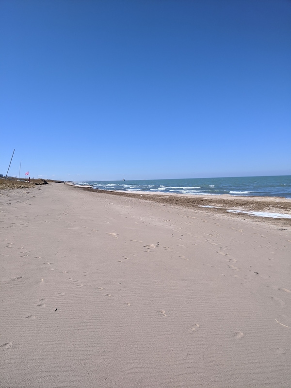 Michigan City beach