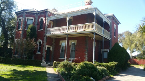 The Mansion is in the heart of the Yarraville village 