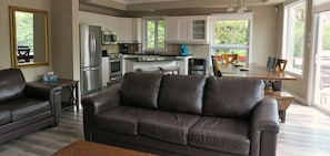 Main Living Area with Kitchen and Dining Area