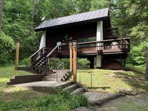 view from driveway
