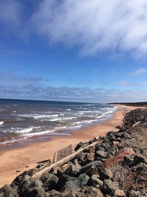 2016 View of beach in front of cottage