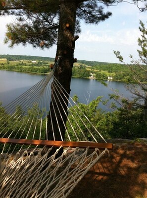 This is where you take your afternoon nap.  Your closest neighbors are across the lake