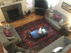 Great family room to relax and unwind after a busy day.