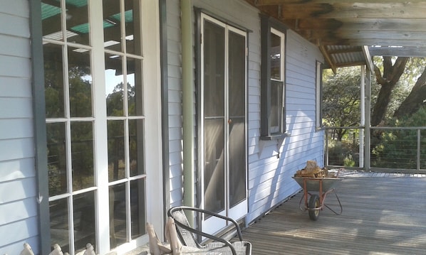 Verandah and BBQ area