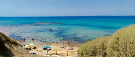 Spiaggia Sacro Cuore Ampurias Bandiera Blu 2016 a meno di 15metri dalla casa!