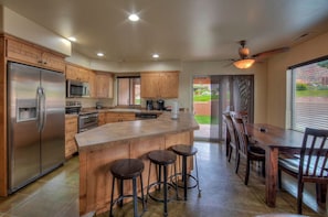 Kitchen and Dining Area