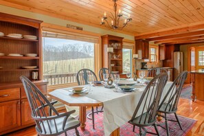 Large Dining Area Adjacent to Kitchen and Living Area