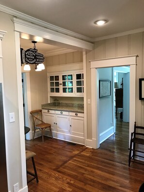 Butler’s pantry area