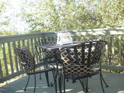Relax on the back deck!