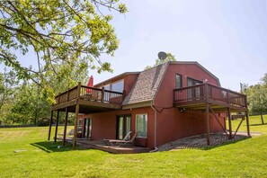 Back side of the cottage