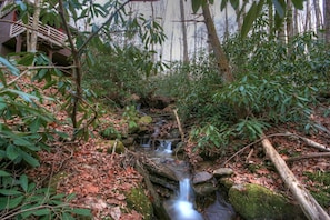 Mountain Stream Enjoyed from Deck