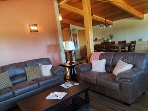 Great room looking toward the dining area