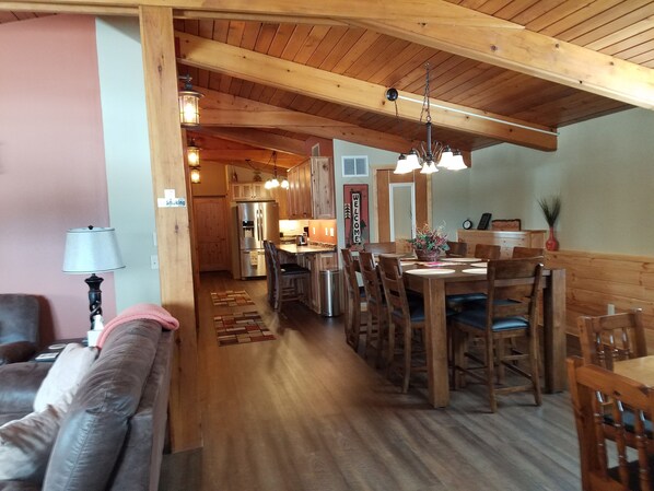 View of guest house just inside the front door.