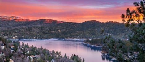 Breathtaking Lake Arrowhead view from main deck