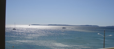 Vue pleine Mer à 180°, de la terrasse de l'Appartement