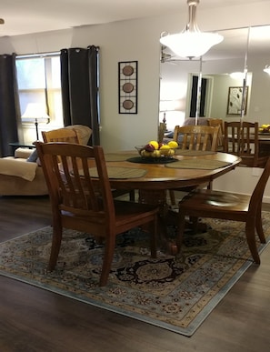 Dining Area - Solid Oak Dining Set
