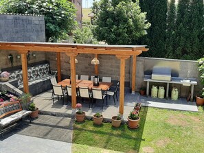 pergola y plancha