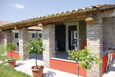Corte Spinata: pequeña casa en el río PO; VENECIA, VERONA, MANTUA, BOLOGNA cómoda