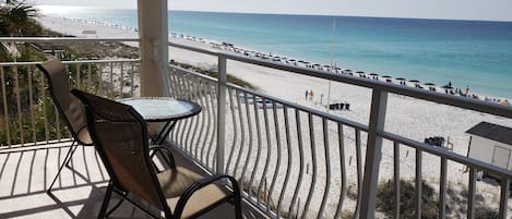 View of the gulf from the balcony