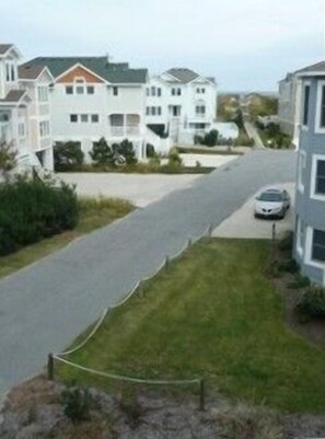 View Down the Street to Beach, 150 ft., a easy 2 minute walk