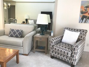 Relax in the living room.