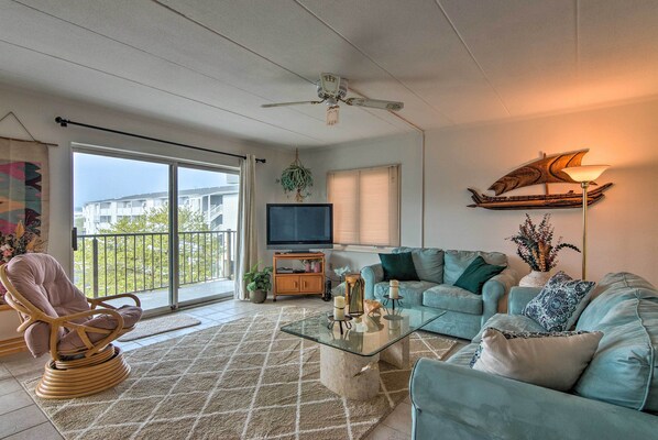 Ocean City Vacation Rental | 2BR | 2BA | 1,000 Sq Ft | Stairs Required