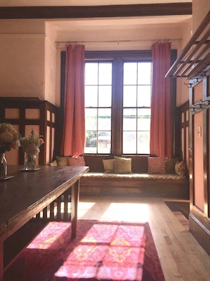 Mason House Foyer with large window seat