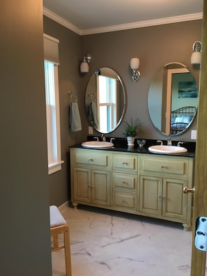 Newly remodeled master bath