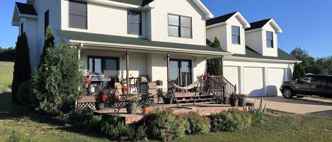 Large outdoor porch