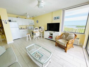 902 Lovers Key Beach Club Living Space & Kitchen
