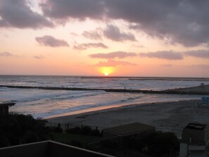 Enjoy beautiful sunsets from the balcony