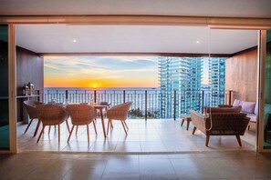 Unparalleled ocean view from your private balcony