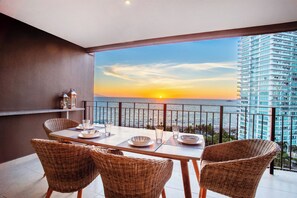 Unparalleled ocean view from your private balcony