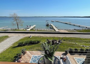 View from the upper deck off the master suite.
