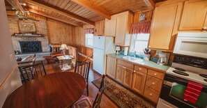 In kitchen dining table