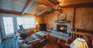 Snuggle in front of the fire or watch a movie