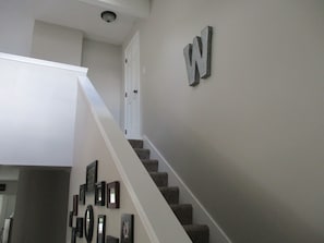 Stairs up to the Loft bedroom.