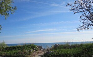 View of Lake Erie from front yard