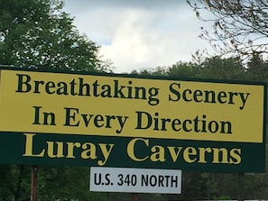 Beautiful Luray Caverns —  1/2 hour drive