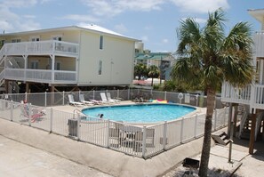 pool view from unit